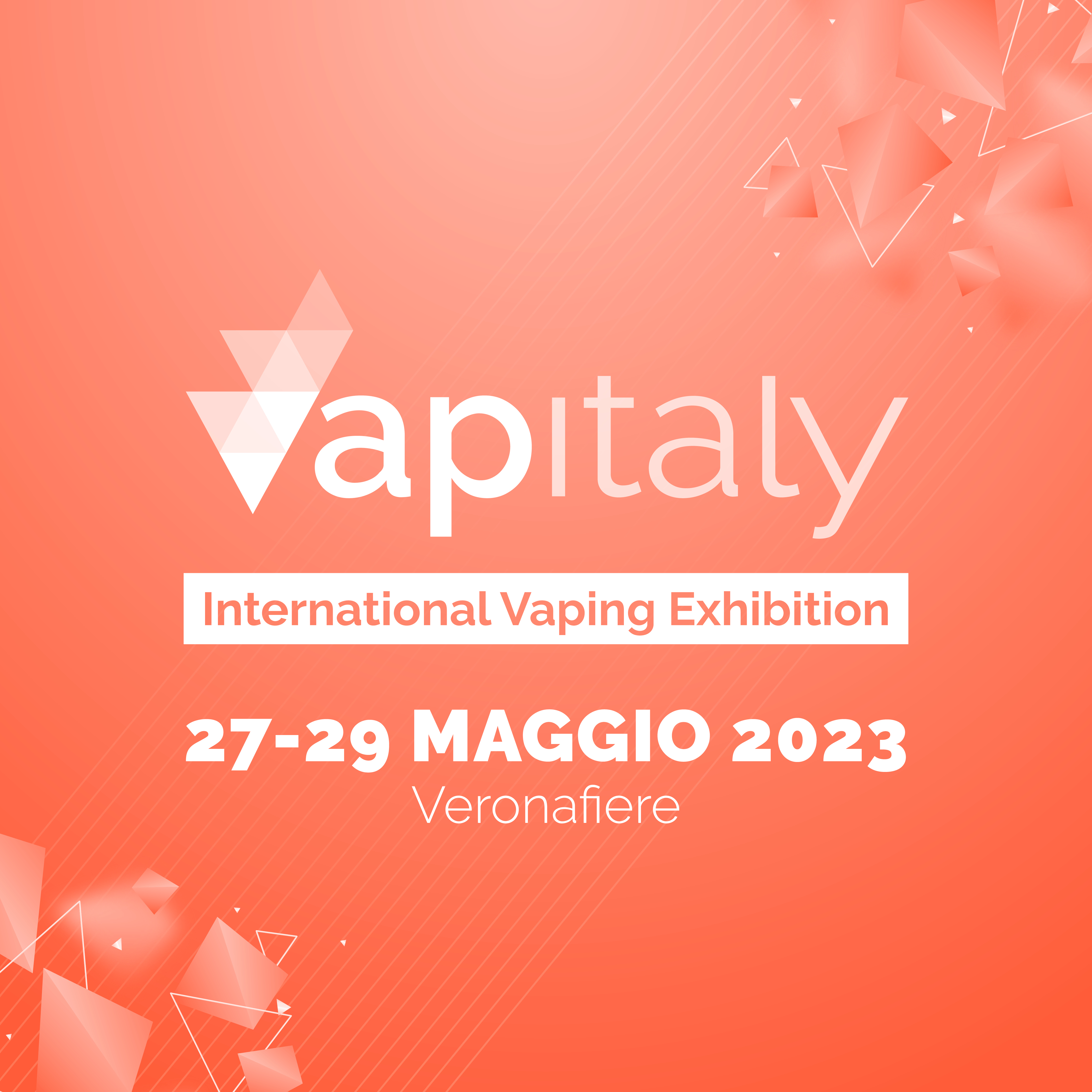 The world’s biggest vaping event. In Verona, from 27 to 29 May 2023. Agreement signed between Vapitaly and the Chinese exhibition IECIE